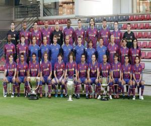 Puzzle Η ομάδα του FC Barcelona 2009-10